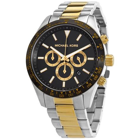 michael kors layton black watch|Michael Kors Men's Layton Quartz Watch with .